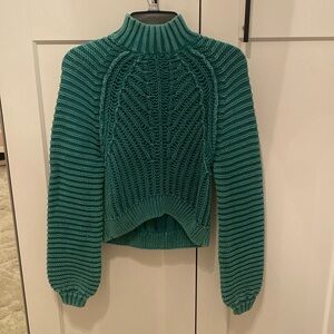 Free People Knit Mockneck Sweater